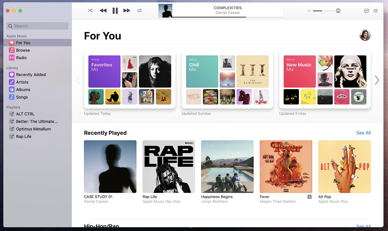 Apple Music Mac os