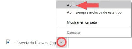 Evitar que Chrome abra descargas