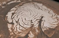 La NASA encuentra evidencias de que en Marte suele nevar