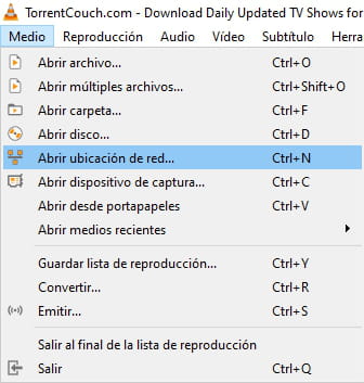 Descargar vídeos con VLC