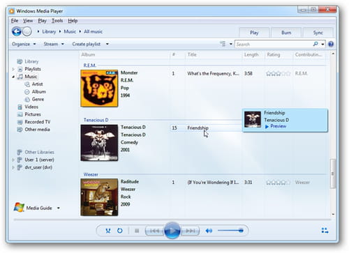 can i download a windows media player 11 on windows vista