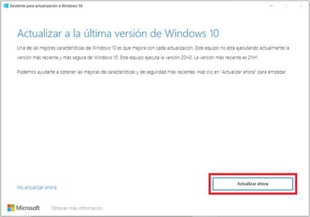 Actualizar Windows 10