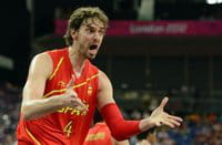El español Pau Gasol, en un momento del partido de este miércoles ante Francia El español Pau Gasol, en un momento del partido de este miércoles ante Francia