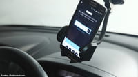 Protesta de choferes de Uber en México
