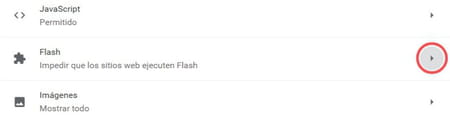 Activar Flash en Chrome