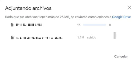 Enviar archivos adjuntos grandes por Gmail