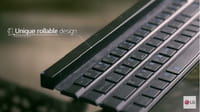 LG presenta un teclado enrollable