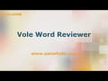 Descargar Vole Word Reviewer (Presentación)