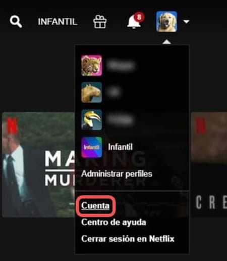 Netflix cambiar correo