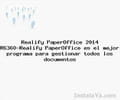 Descargar Realify PaperOffice (Datos)