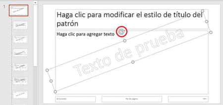 Cómo poner una marca de agua en PowerPoint