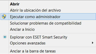 Resultado de imagen para ejecutar como administrador