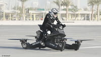 Motos voladoras para la policía de Dubái