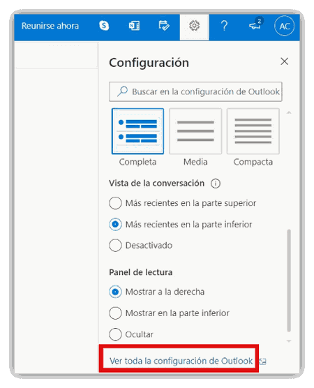 configurar respuestas automáticas hotmail outlook