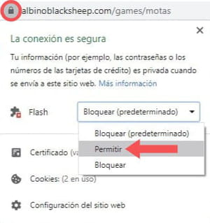 Activar Flash en Chrome