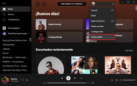 Spotify no reproduce algunas canciones