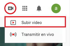 Subir un video a Youtube