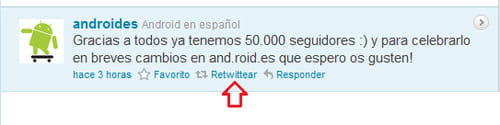 Resultado de imagen de retwittear