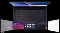 Portátil Asus con doble pantalla