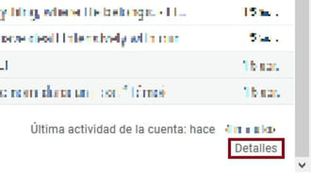 Cerrar sesiones abiertas de Gmail