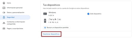 Cerrar sesión de Gmail en todos los dispositivos