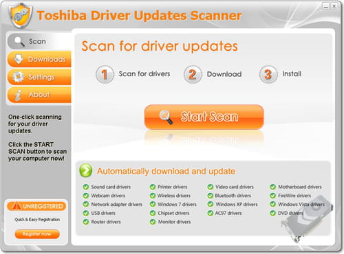 Descargar Toshiba Drives Updates Scanner gratis - Última 