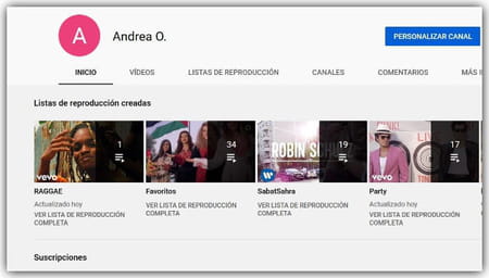 Cómo crear una lista de reproducción en Youtube